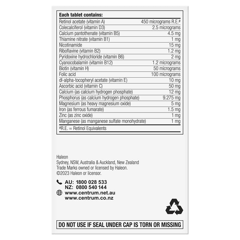 Centrum 儿童复合维生素 60 片草莓味