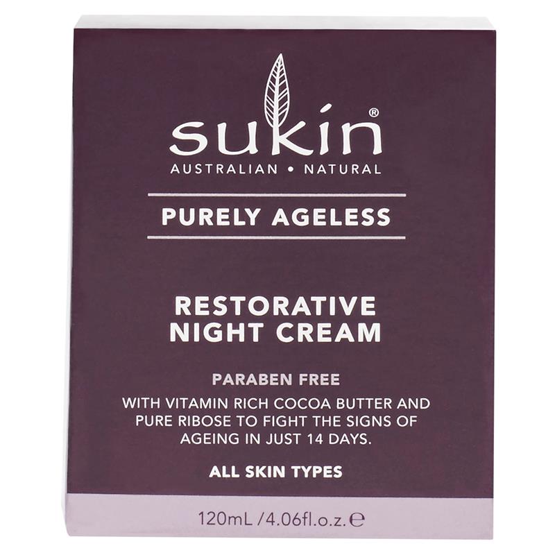 Kem dưỡng da ban đêm phục hồi da Sukin Purely Ageless 120ml