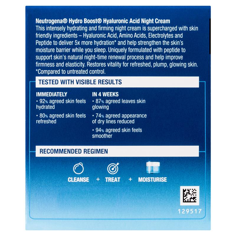 Kem dưỡng da ban đêm Neutrogena Hydro Boost Hyaluronic Acid 50g
