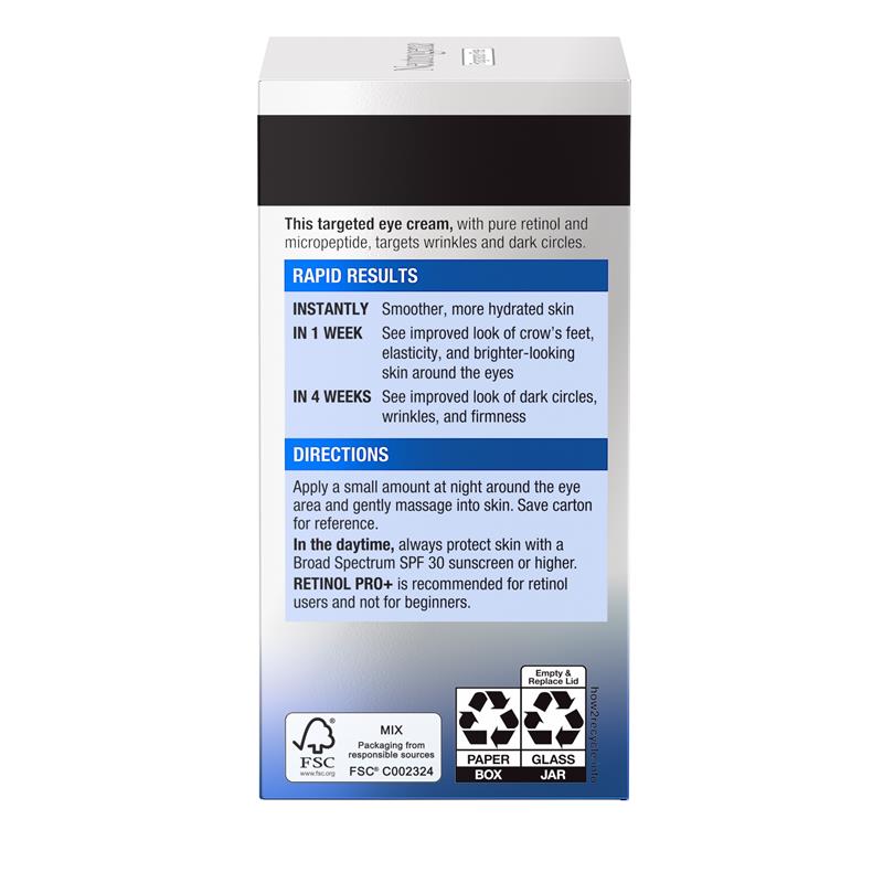 Kem dưỡng mắt Neutrogena Rapid Wrinkle Repair Retinol Pro+ 14g