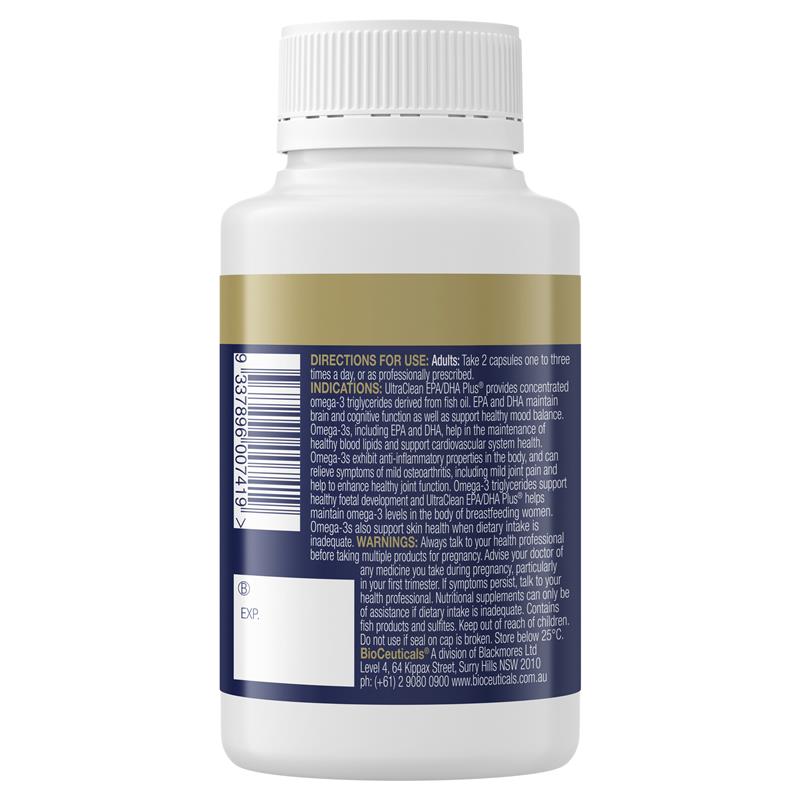 BioCeuticals UltraClean EPA/DHA Plus® 60粒胶囊