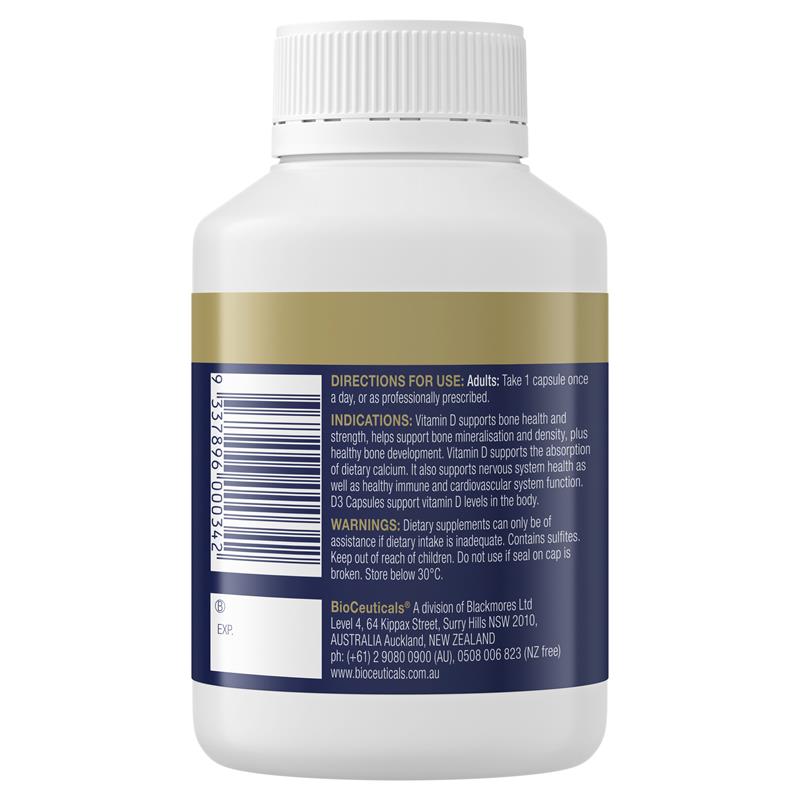 BioCeuticals D3 Capsules 240 Capsules