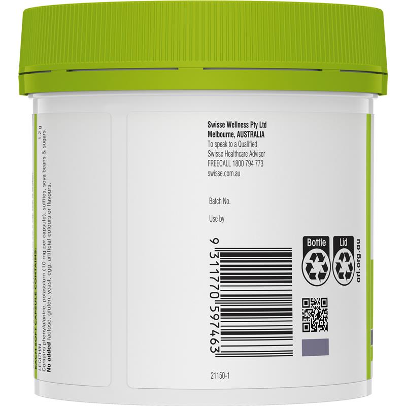 Swisse Ultiboost 卵磷脂 1200 毫克 150 粒胶囊