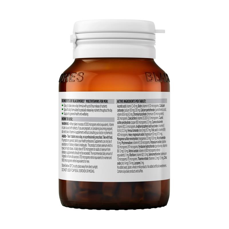 Blackmores Multivitamin For Men Sustained Release 60 Viên