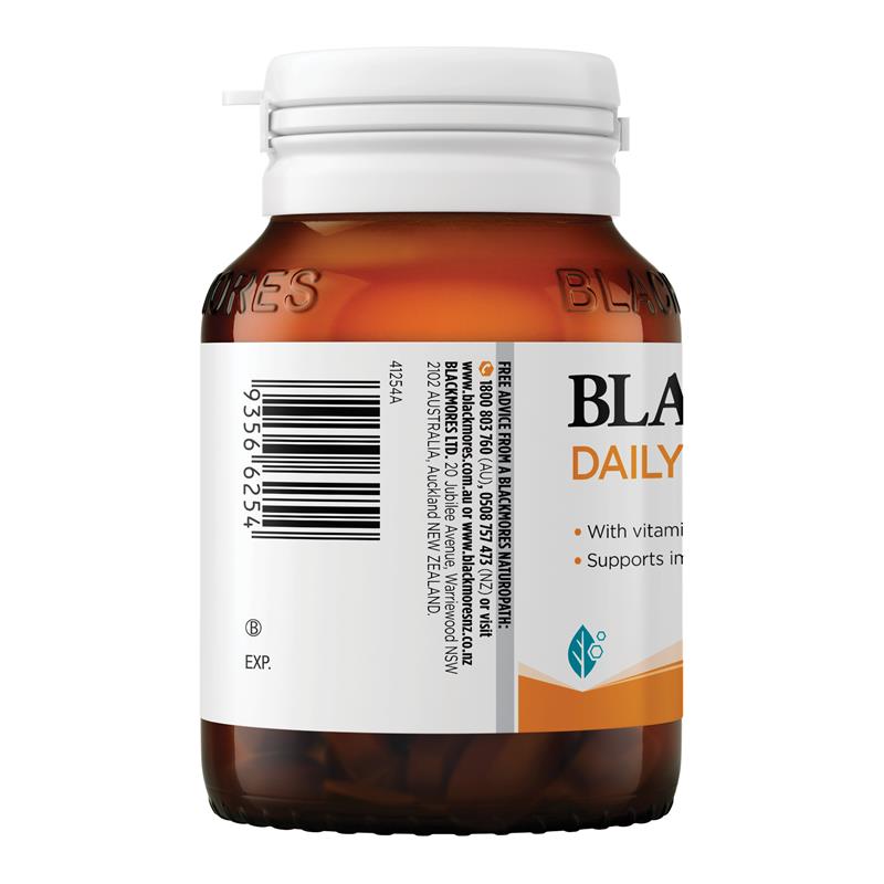 Blackmores Daily Immune Action Vitamin C, D & Kẽm 60 Viên