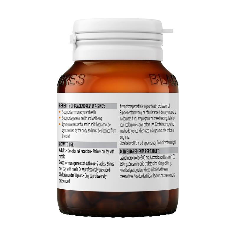 Vitamin Blackmores Lyp-Sine Cold Sore Relief 30 Viên