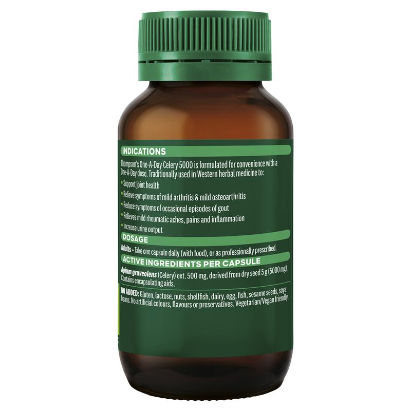 Thompson's One-a-day Celery Seed 5000mg 60 Capsules