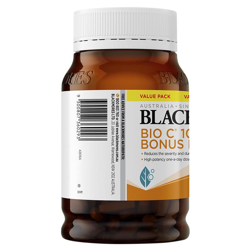 Blackmores Bio C 1000 180 Tablets Exclusive Size