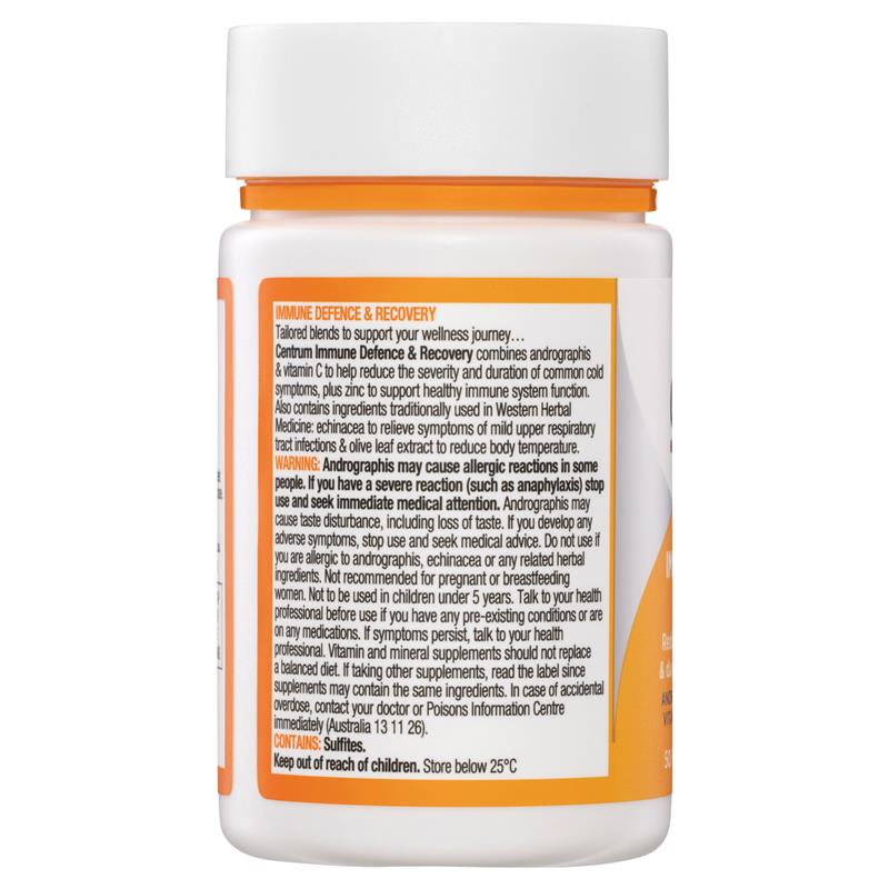 Centrum Immune Defence & Recovery 50 Capsules