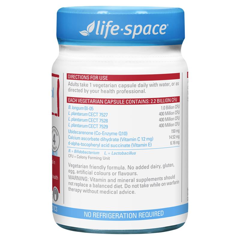 Life-Space 益生菌+胆固醇支持 50 粒胶囊