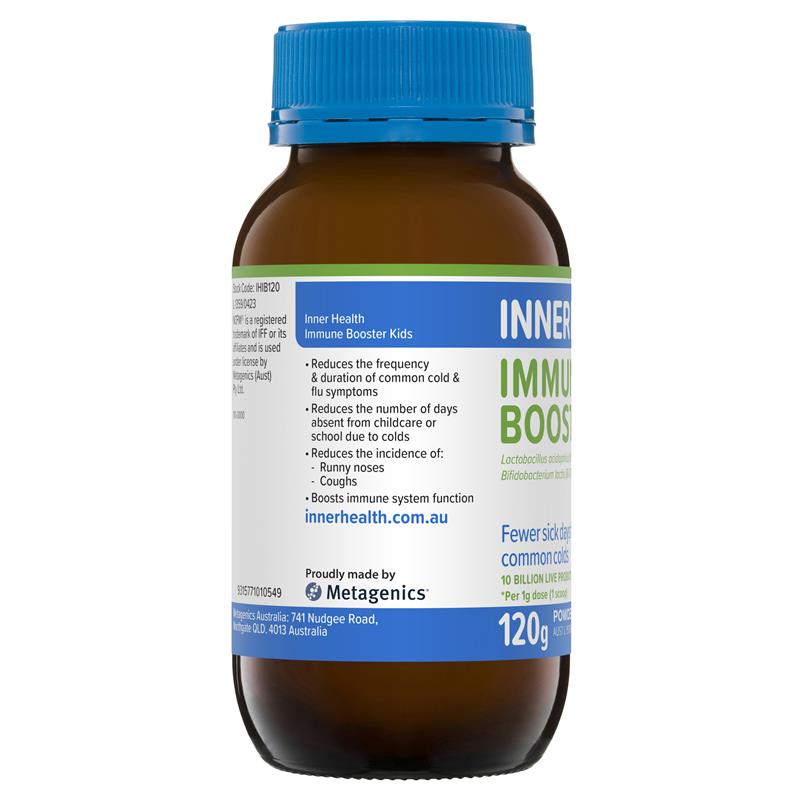 Inner Health Immune Booster Kids Probiotic 120g Powder Fridge Line