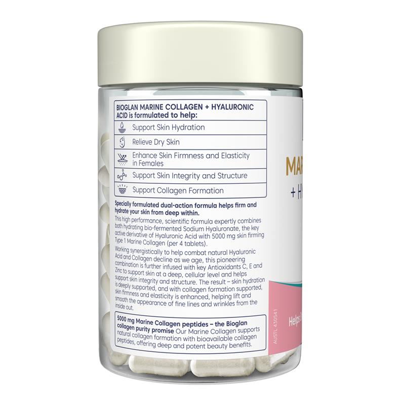 Bioglan 海洋胶原蛋白+透明质酸 80 片