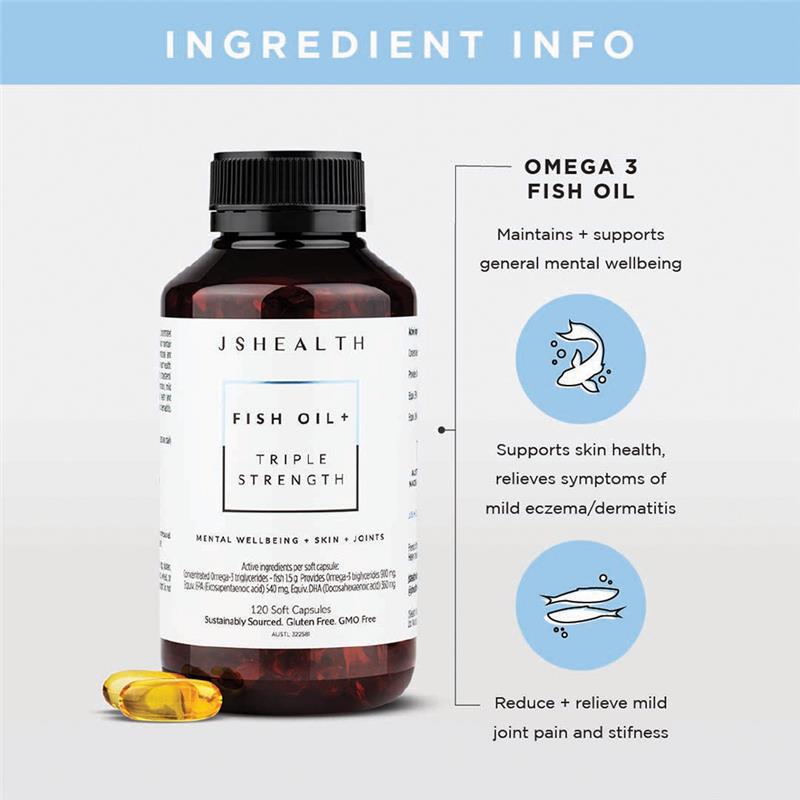 Dầu cá JSHEALTH + 120 viên nang