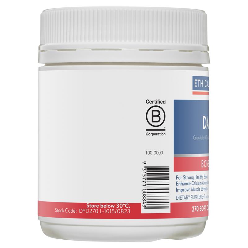 Viên nang Ethical Nutrients Daily D 270