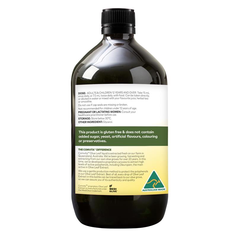 Chiết xuất lá ô liu Comvita Natural/ Original 1 lít