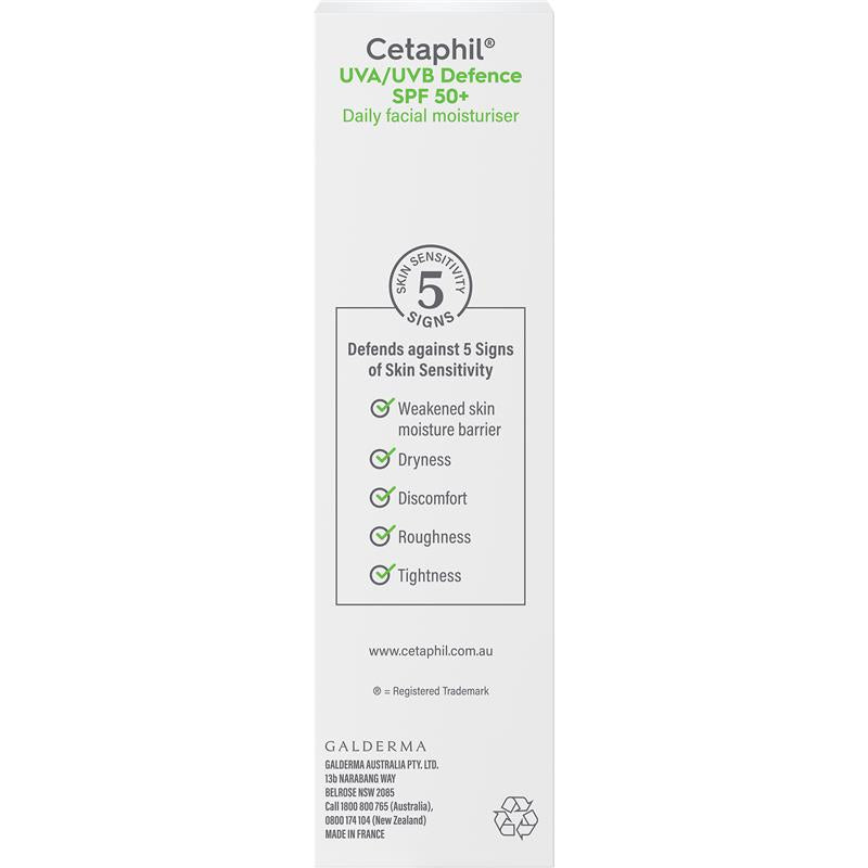 Kem chống nắng Cetaphil UVA/UVB Defence SPF 50+ 50mL