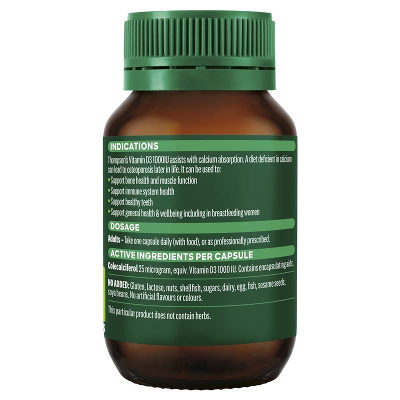 Vitamin D3 Thompson's 1000IU 240 Viên