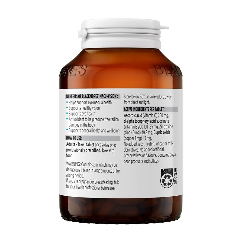 Viên uống bổ mắt Blackmores Macu Vision Eye Care Vitamin 150 viên
