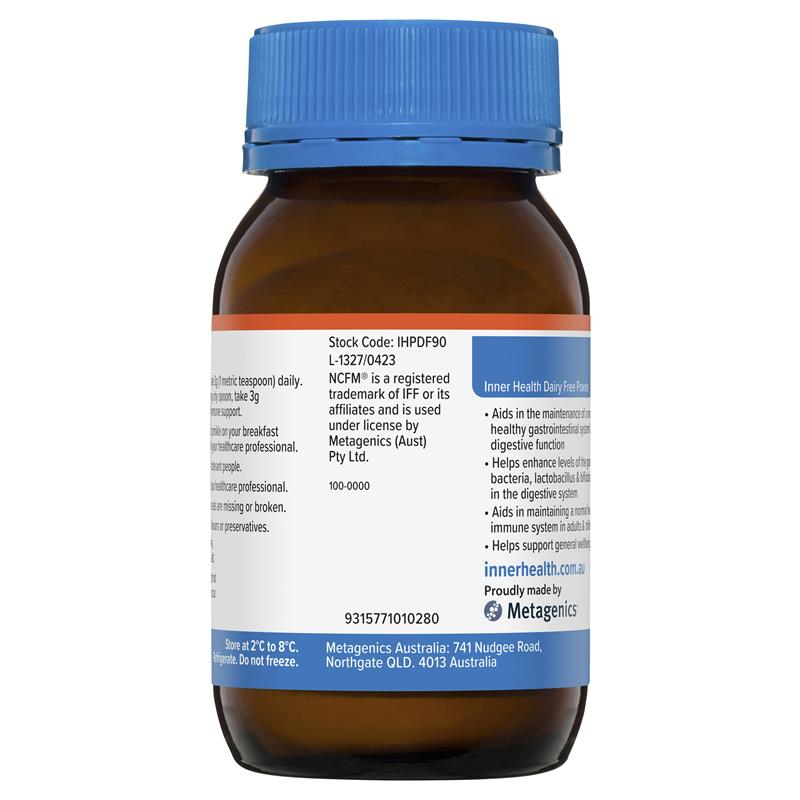 Inner Health Powder Dairy Free Probiotic 90g Fridge Line