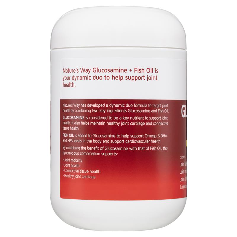 Nature's Way Glucosamine + Dầu cá 200 Viên nang mềm
