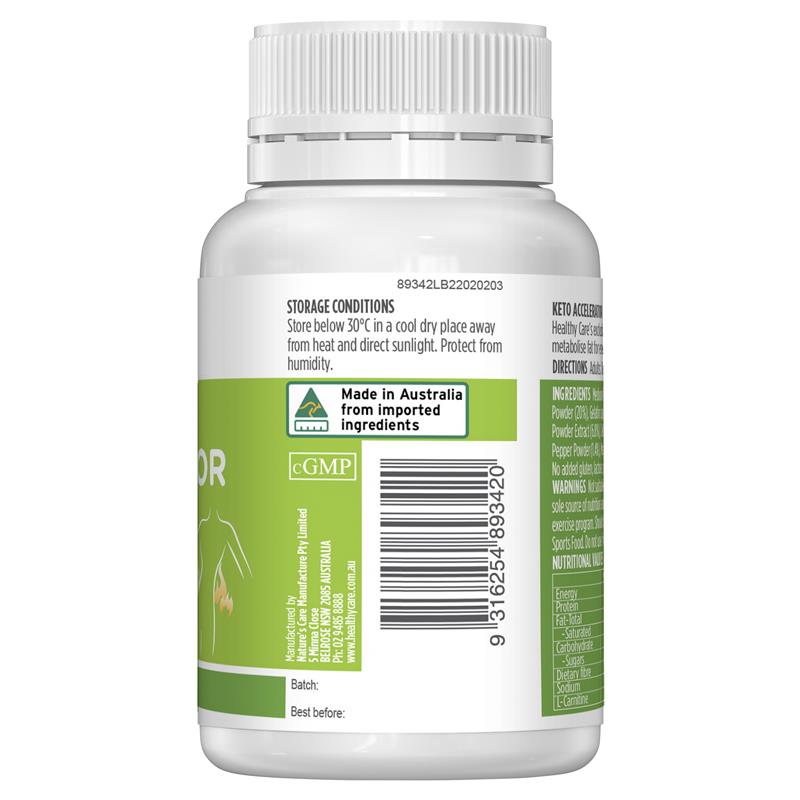 Healthy Care 生酮促进剂 60 粒胶囊