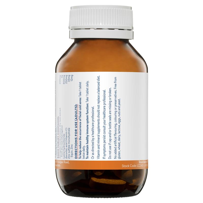 Ethical Nutrients Lysine Cold Sore Defence 60 Viên
