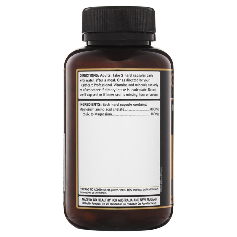 GO Healthy Magnesium 800 120 Vege Capsules