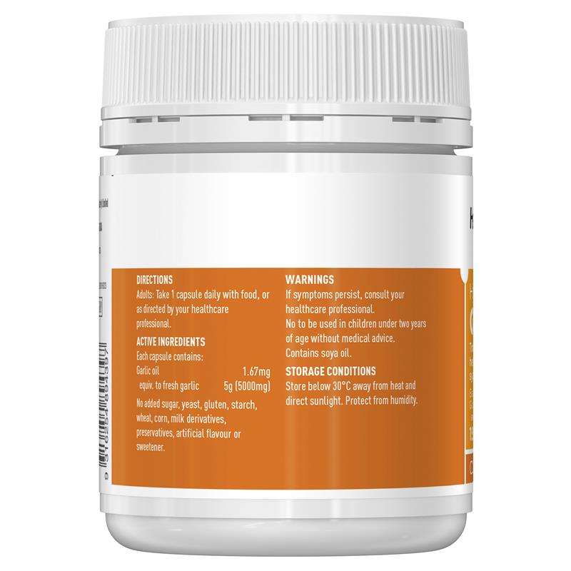 Healthy Care 高强度大蒜油 5000 毫克 150 粒胶囊