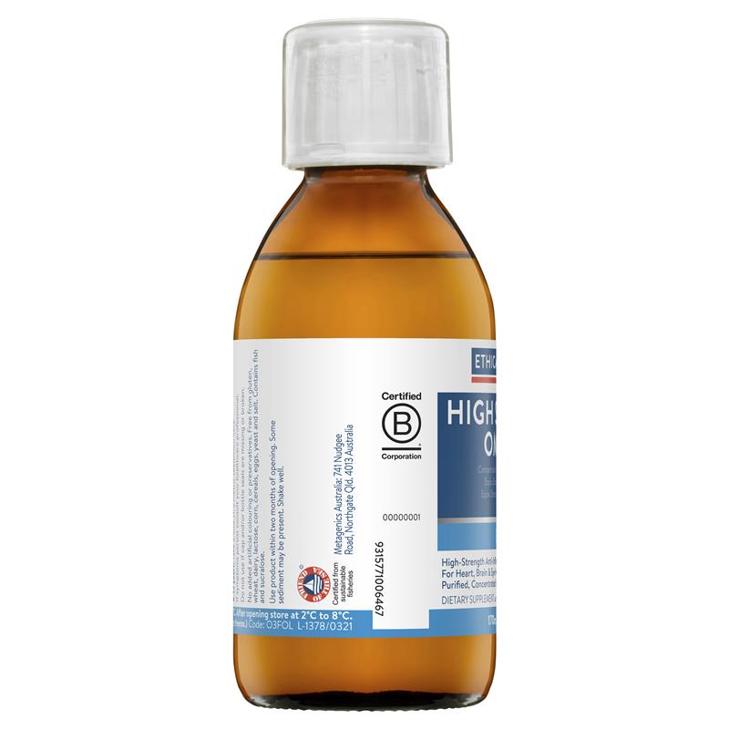 Ethical Nutrients High Strength Omega-3 Fruit Punch 170mL dạng lỏng