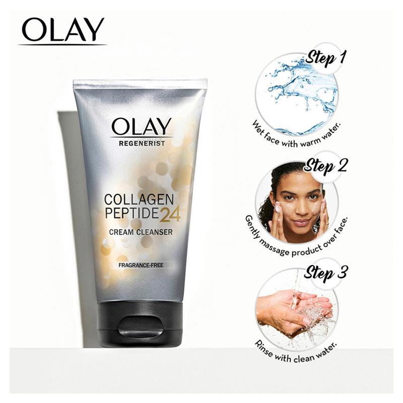 Sữa rửa mặt Olay Regenerist Collagen Peptide 24 Cream Cleanser 150ml