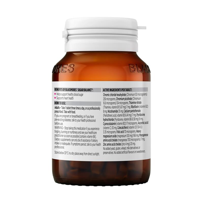 Vitamin Blackmores Sugar Balance Metabolism 90 Viên