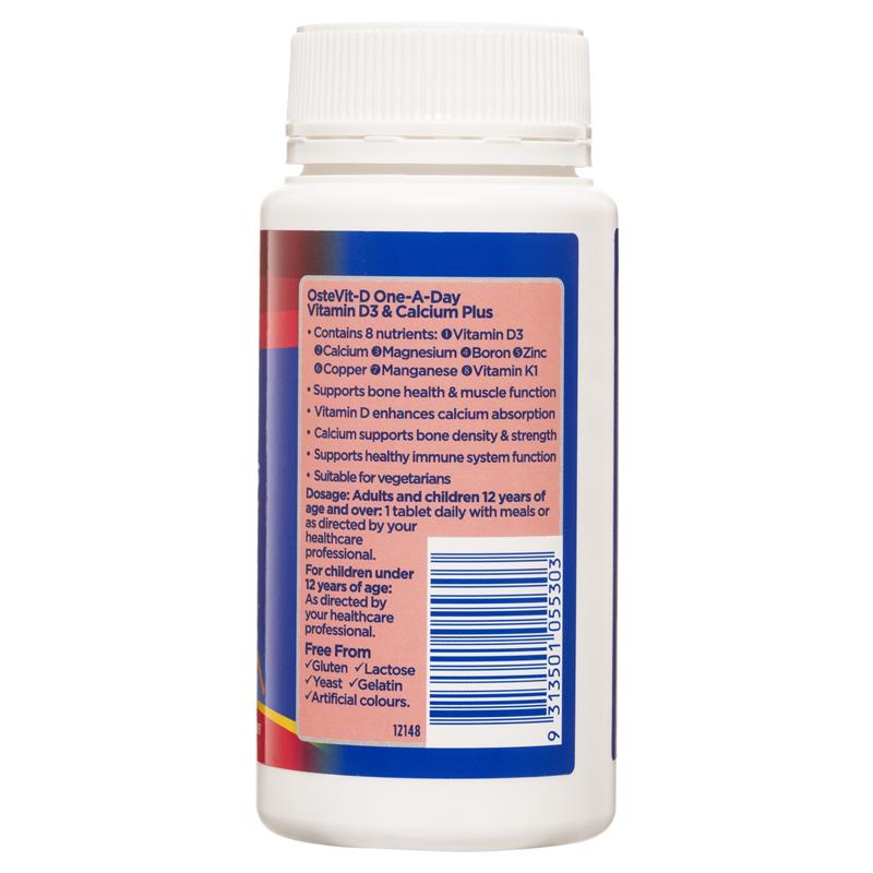 OsteVit-D Vitamin D3 & Calcium Plus One-A-Day 110 Viên
