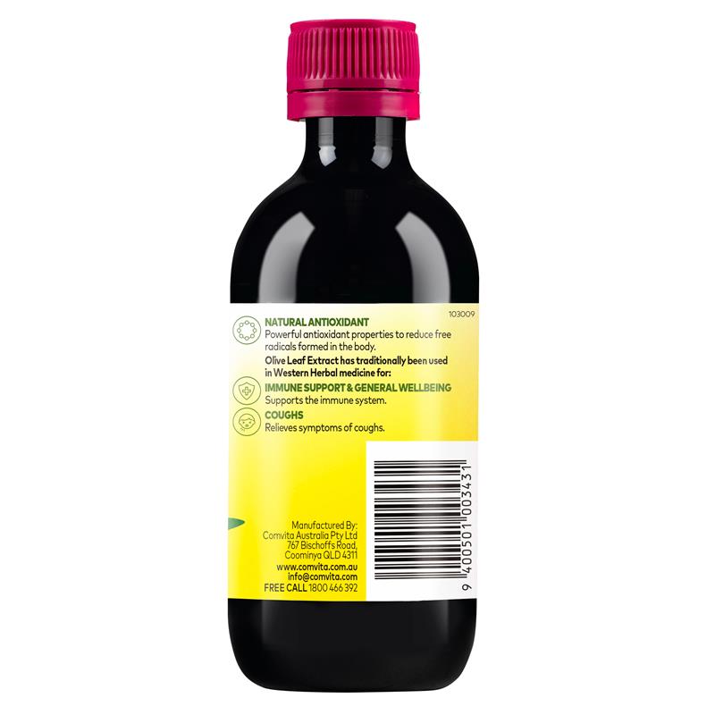 Chiết xuất lá ô liu Comvita cho trẻ em hỗn hợp quả mọng 200mL