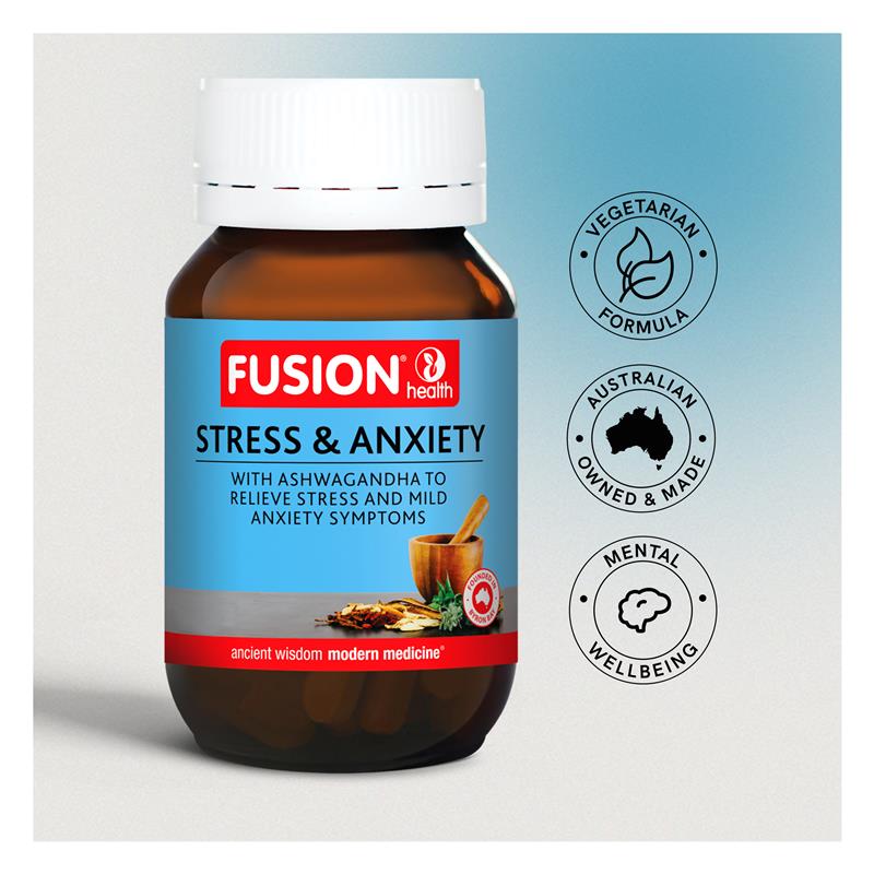 Fusion Health Stress & Anxiety 60 viên