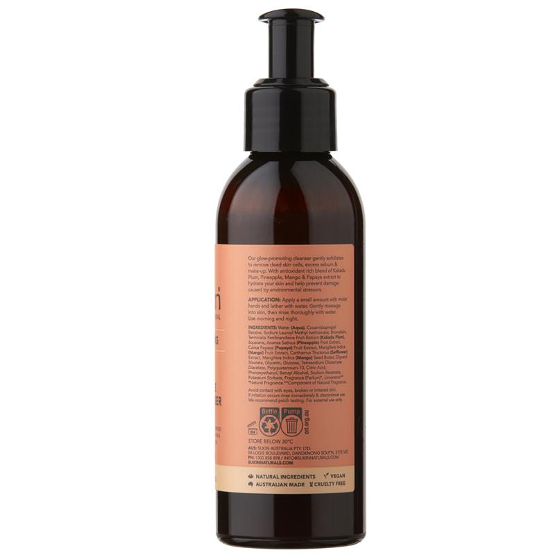 Sữa rửa mặt dạng gel làm sáng da Sukin Brightening Radiance dạng bơm 125ml