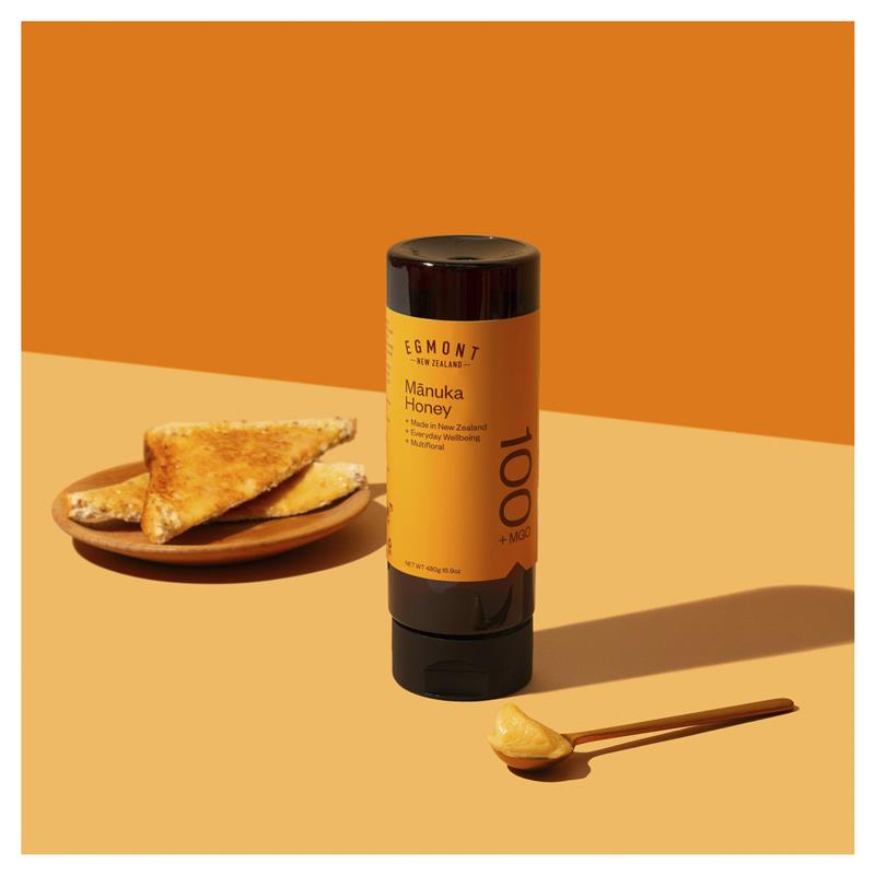 Mật ong Manuka đa hoa Egmont Honey MGO 100+ (vắt) 480g