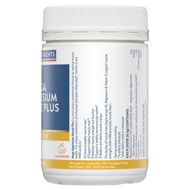 Bột Ethical Nutrients Mega Magnesium Muscle Plus 135g