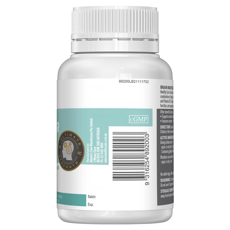 Healthy Care 健脑银杏叶胶囊 6000 毫克 60 粒