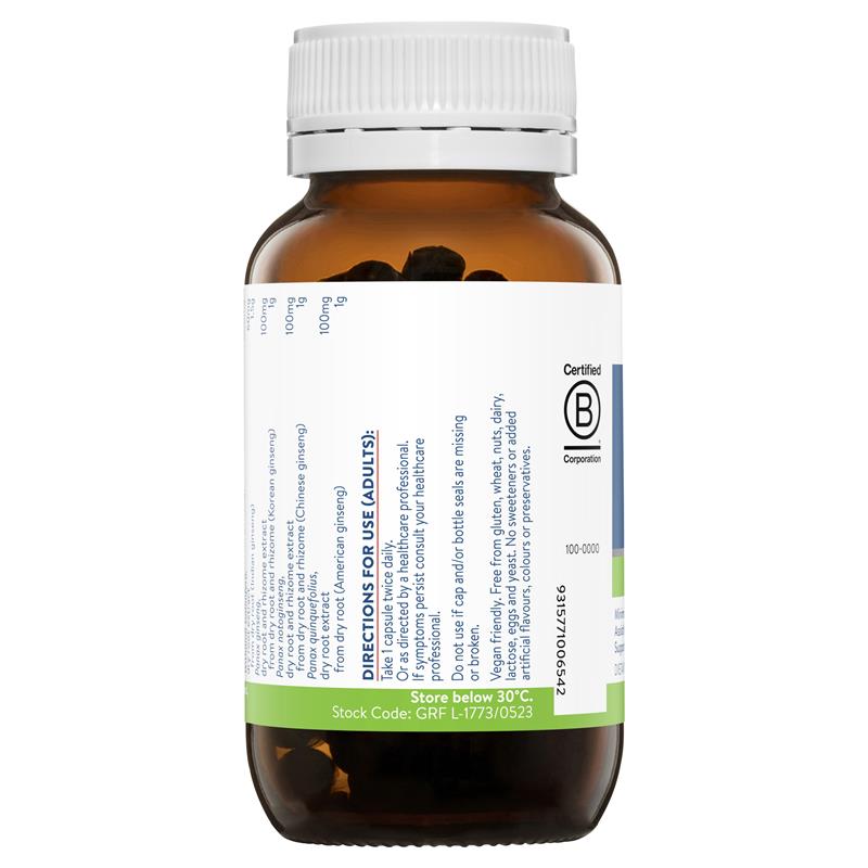 Viên uống giảm mệt mỏi Ethical Nutrients Ginseng 5 60 viên