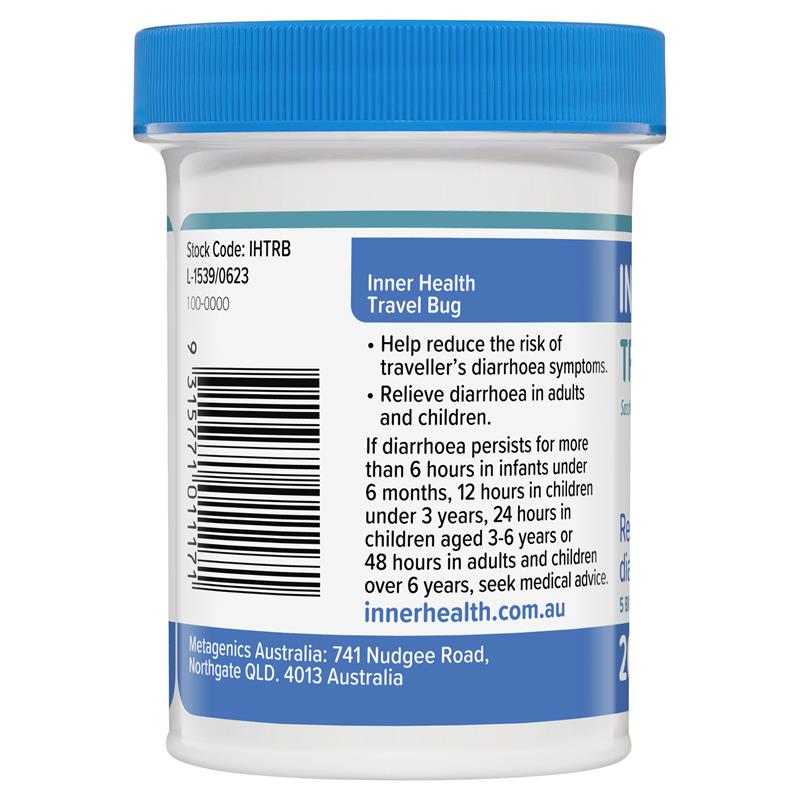 Inner Health Travel Bug 20 Capsules