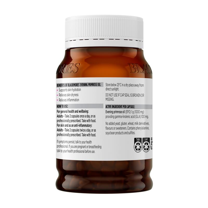 Blackmores Evening Primrose Oil Skin Health Vitamin 190 Viên