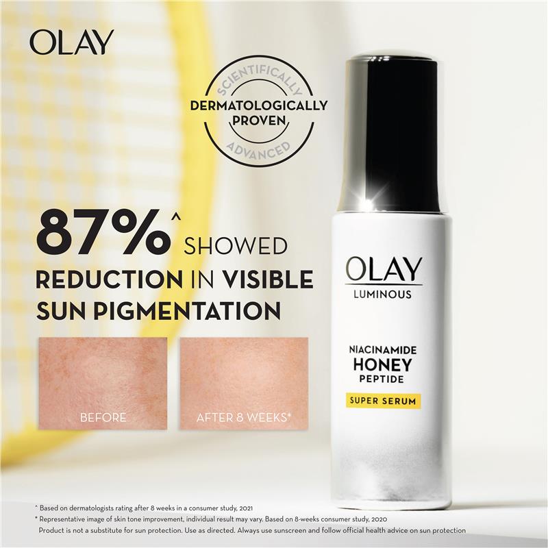 Olay Luminous Niacinamide Honey Peptide Super Serum 30ml