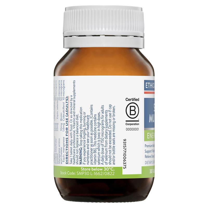 Viên uống bổ sung Ethical Nutrients Super Multi Plus 30 viên