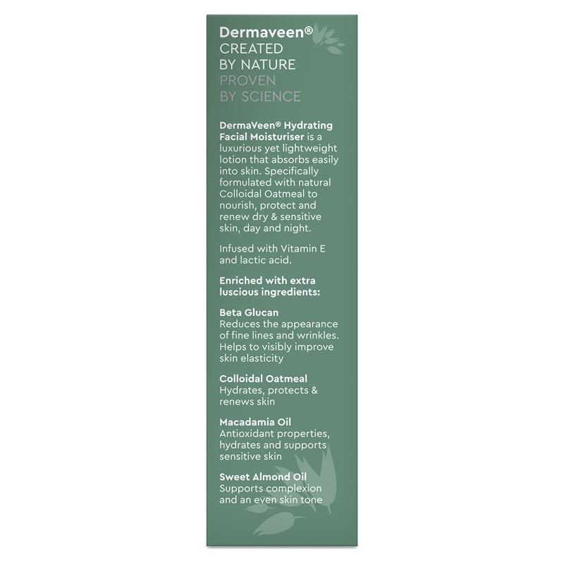 Kem dưỡng ẩm DermaVeen Face Hydrating Moisturiser 75ml