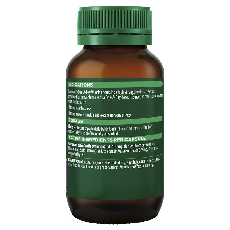 Thompson's One-A-Day Valerian 2000mg 60 Capsules
