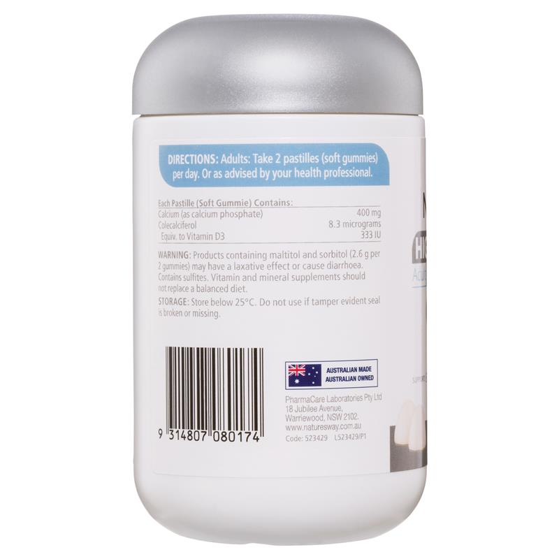 Kẹo dẻo bổ sung canxi không đường Nature's Way Adult Vita Gummies 60 viên
