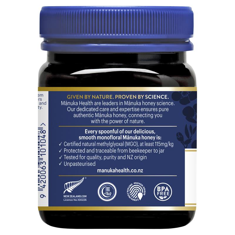Manuka Health MGO115+ UMF6 Manuka Honey 250g