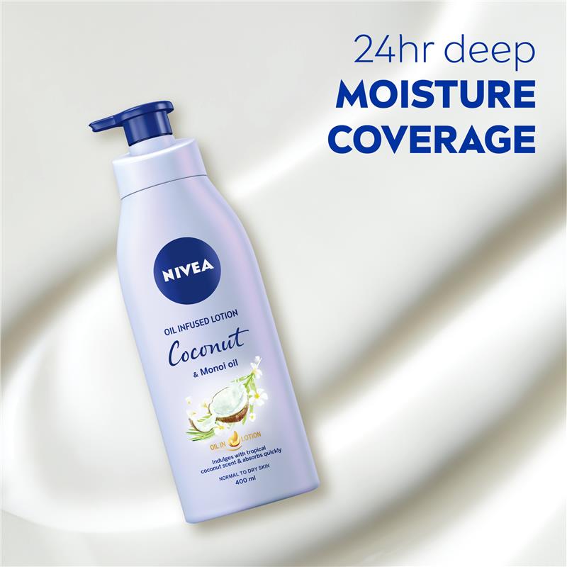 NIVEA Oil In Lotion Coconut & Monoi Oil Body Lotion 400ml