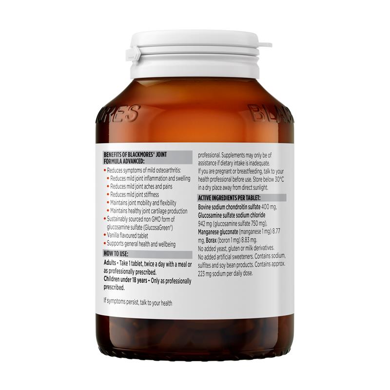 Blackmores Joint Formula Advanced Glucosamine 120 Tablets