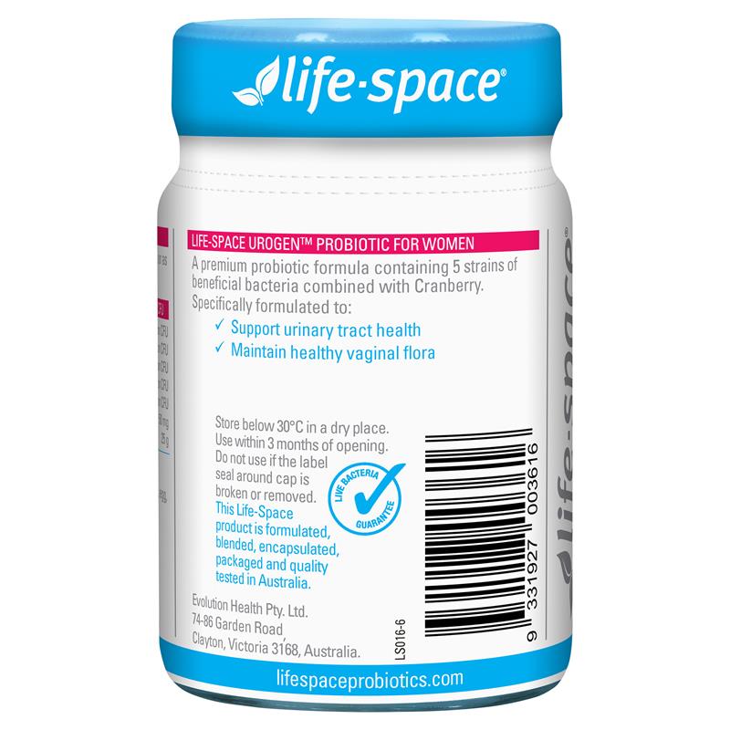 Life-Space Urogen 女性益生菌 60 粒胶囊
